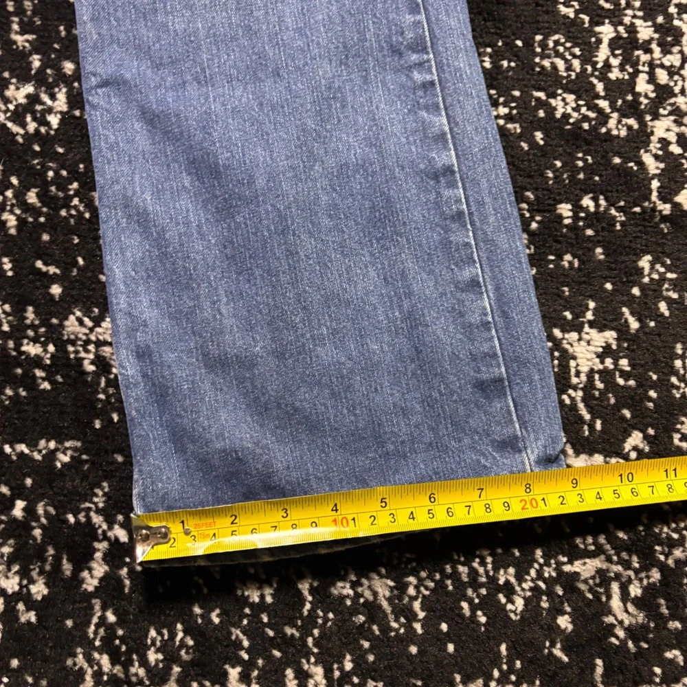 Aeropostale Mens Slim Bootcut Jeans Blue Denim Y2K Grunge 32x30